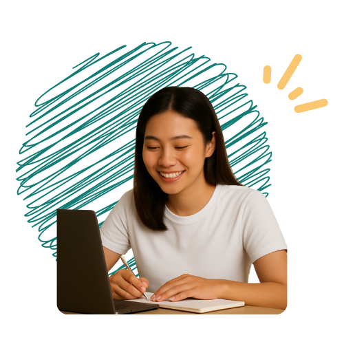 Student learning online